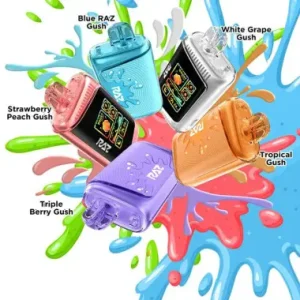 Comparing Different Vape Brands A side-by-side comparison of a Raz Vape and a generic disposable vape