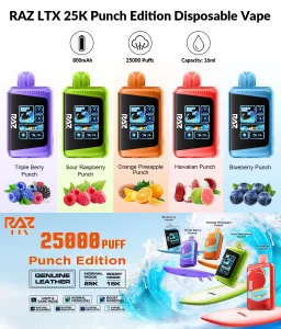 Raz PUNCH Edition Flavors Overview