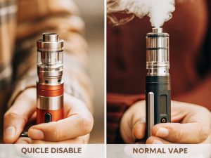 Disposable Vape vs. Regular Vape Workflow An infographic showing the simple 'open and use' workflow of a disposable compared to the multi-step process of assembling and filling a regular vape