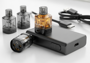 The Vibrant and Authentic Flavors of Raz Vape A spread of colorful fruits, mint leaves, and desserts next to corresponding Raz vape flavors