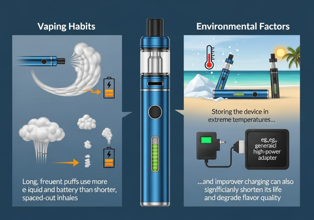 What Impacts the Lifespan of a Raz Vape Disposable?