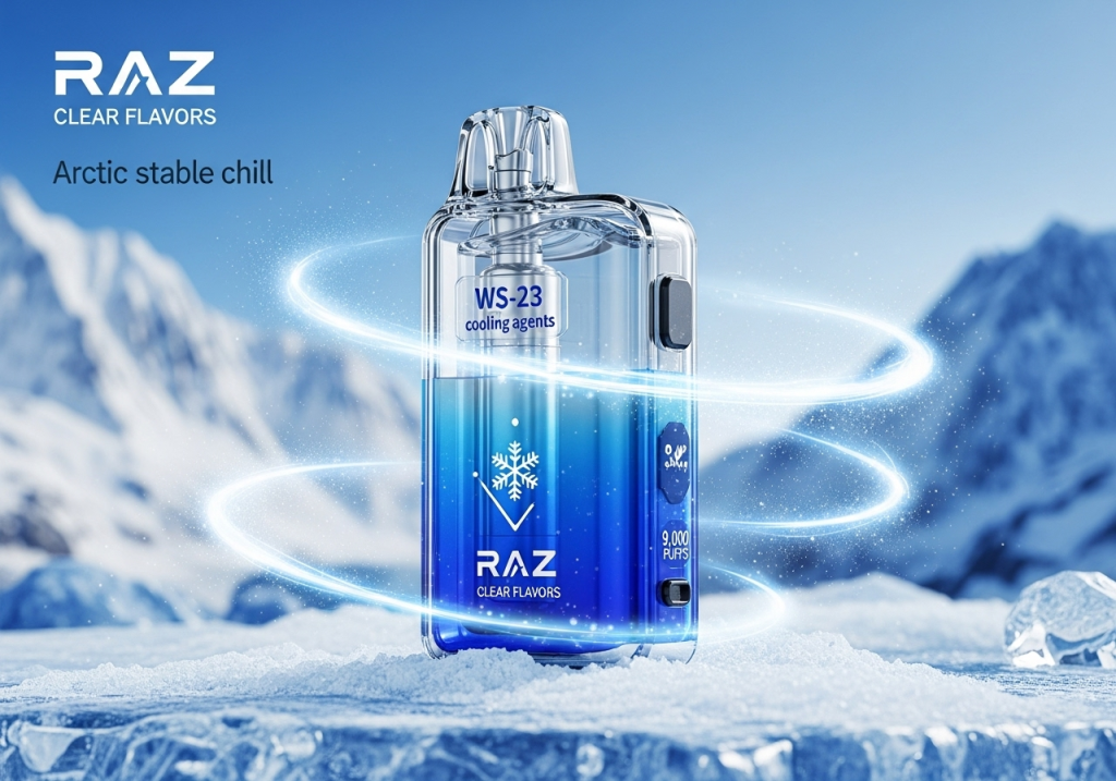 What Sapphire Clear in RAZ Clear Flavors Feels Like Arctic Breeze?