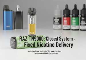 RAZ TN9000 Low Nicotine RAZ TN9000 nicotine customization