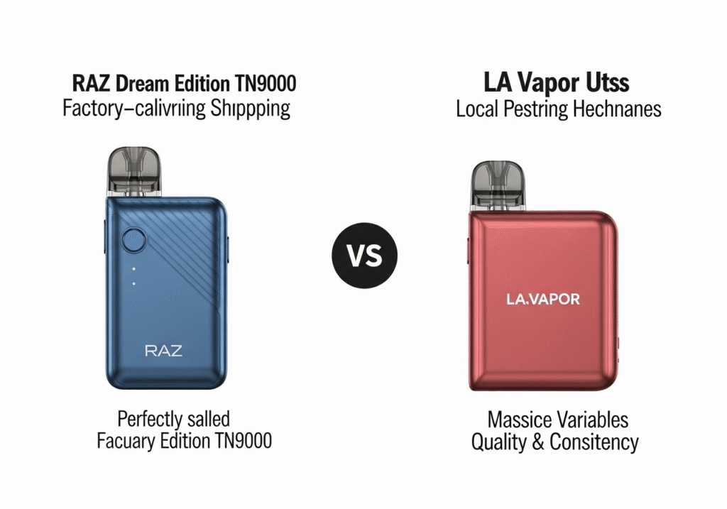 RAZ Dream Edition TN9000 vs. LA Vapor: Dreamy Cool for US Expats Globally?