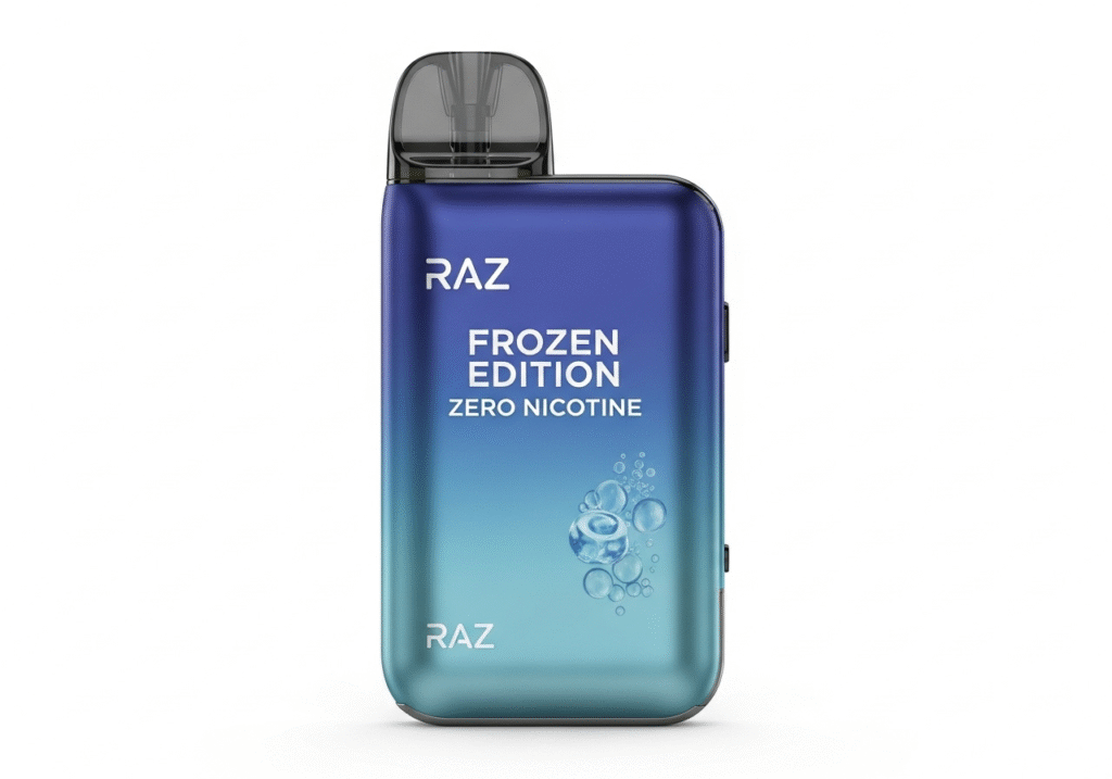 RAZ Frozen Edition Zero Nicotine vs. NJOY: Chill Classics for Appeals Abroad?
