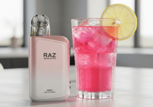 Candy-like Flavor Notes in Vaping An assortment of colorful hard candies, especially pink and yellow ones.