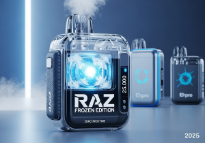 RAZ Frozen vs Ehpro Icy Vapes Icy zero nicotine vape comparison