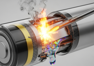 Warning against dismantling a disposable vape due to safety risks A clear warning symbol with a "Do Not Disassemble" icon over a disposable vape