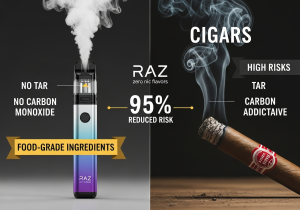 Zero Nic Health Edge Health comparison vape vs cigar