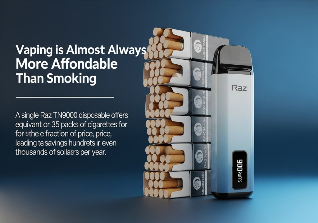 Raz Disposable Vape vs. Smoking: What's More Affordable?